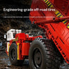 1730PCS MouldKing 17101/17102 Yellow Mining Articulated Dump Truck/Red Mining Articulated Dump Truck