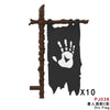 PJ036-039 Medieval series orc flag Minifigures