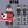 MT48-MT51 World War II Maritime War German Character Minifigures