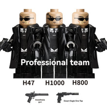 GG026 Special Ops Agent in Black minifigures