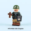 MTUV058-062 World War II Chaplain soldier Minifigures