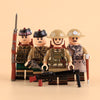 MTZ039-MTZ042 British machine-gunner cavalryman, World War I Minifigures