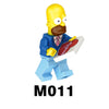 M1001 M1002 Minifigures The Simpsons