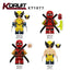 KT1077 Super heroes series Deadpool & Wolverine minifigures