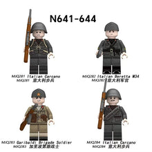 N641-644 Italian Infantry series Minifigures