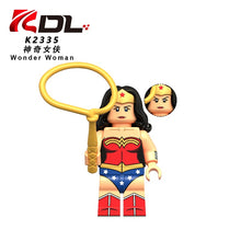 KDL853 Marvel heroes: Wonder Woman, The Flash, Batman, Iron Man Minifigures