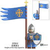 DT8910 DT8911 Medieval Crusader Knight Minifigures