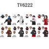 TV6221 TV6222 TV6223 Superhero Series Daredevil Punisher Minifigures(new, updating)