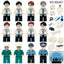 M8267 Doctors, forensic experts, and nurses Minifigures