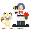 PM001-006 The Pokémon series minifigures