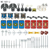 1604A-E 1601-I-A 1601-I-B 1601-J 76419 Medieval Carriage Weapon Kit minifigure