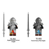YL011-012 medieval militia soldiers Minifigures