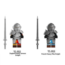 YL011-012 medieval militia soldiers Minifigures