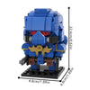 (Gobricks version) 244pcs MOC-214626 Astartes Space Marine Brickheadz (WH40K)