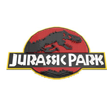 (Gobricks version) 1107pcs MOC-211353 Jurassic Park Logo Wall Display