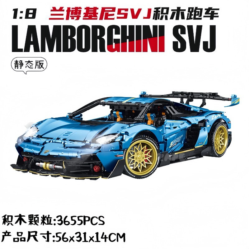 3655pcs GULY 10530 Lamborghini SVJ – Joy Bricks