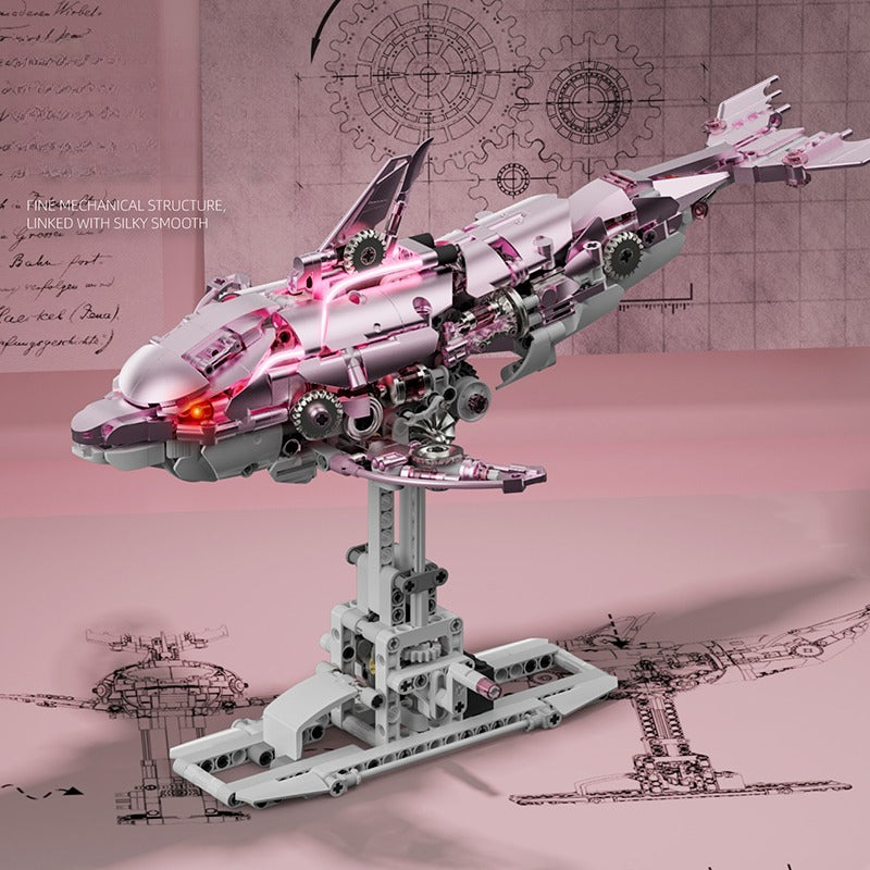 888pcs MJi 13098/13099 CYBER DOLPHIN PINK/BLUE – Joy Bricks