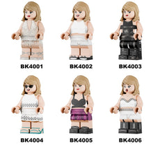 BK4001-BK4006 Singer Series Taylor Swift Minifigures