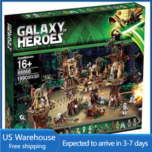 (Ship from US warehouse) 1990pcs Ewok Village