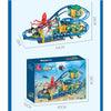 1080pcs JIESTAR Ocean Base Roller Coaster (Motorized Version) (Motor Included)