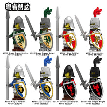 N511U-518U Medieval Castle Knight Series minifigures