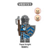 V1007 medieval castle gothic knight military soldier minifigures (new, updating)