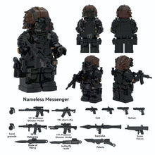 YZ00116B- YZ00127B Operation Delta Force (with black weapon fragments) - Military Special Forces Minifigures