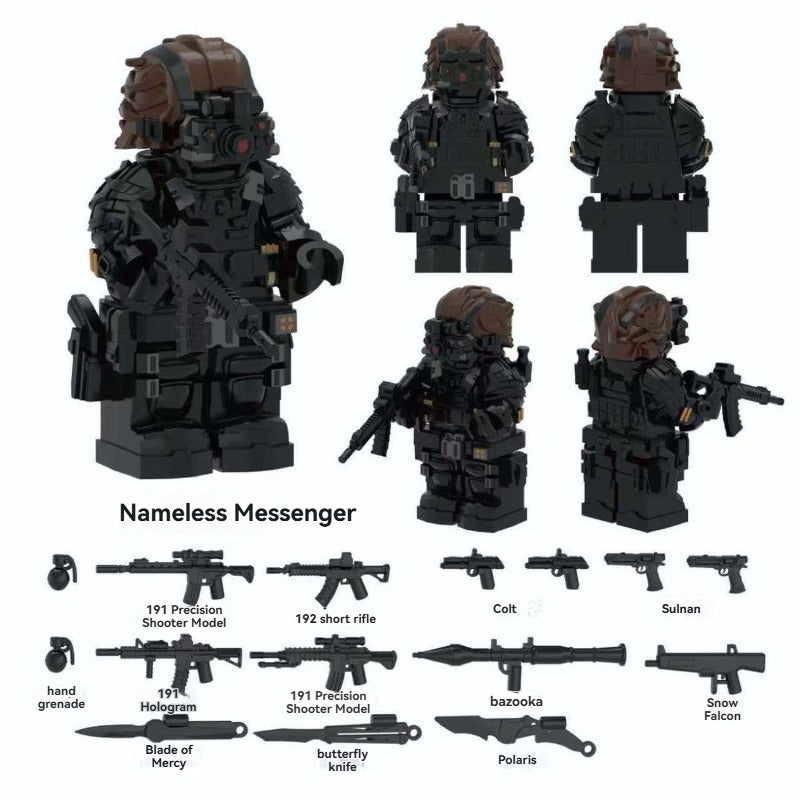 YZ00116B- YZ00127B Operation Delta Force (with black weapon