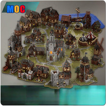 51593pcs MOC-115645 ULTIMATE MEDIEVAL VILLAGE BUNDLE