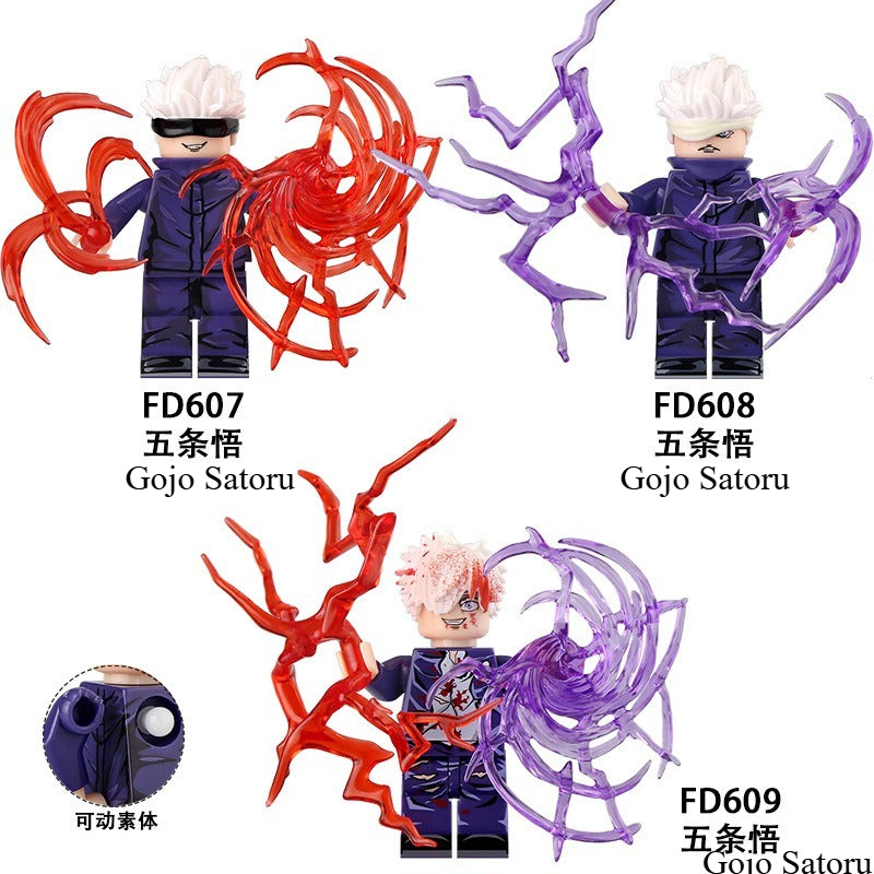 FD607-609 Jujutsu Kaisen series Gojo Satoru minifigures – Joy Bricks