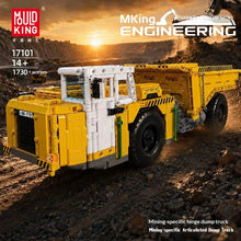 1730PCS MouldKing 17101/17102 Yellow Mining Articulated Dump Truck/Red Mining Articulated Dump Truck