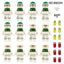 M8204 Rugby Camp Minifigures