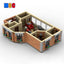 886pcs MOC-80890 HIMYM Apartment