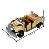 (Gobricks version) 207pcs MOC-209306 EMV Troop Transport - Indiana Jones Adventure Ride Vehicle