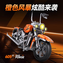 2392PCS GULY 60531 motorcycle series - Harley 1:5  (electroplating limited edition)