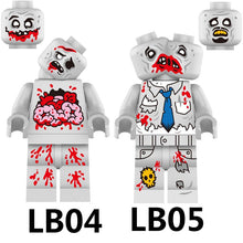 LB04 LB05 Halloween series tilted head Minifigures