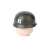 WWII US Army Officer Soldier Minifigure Helmet Weapon 5PCS