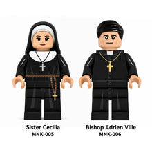 MNK005-006 Medieval Sister Cecilia Bishop Adrien Ville Minifigures