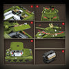 1175pcs QUANGUAN 100277 M4A3 SHERMAN MEDIUM TANK 105MM