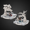(Gobricks version) 1142pcs MOC-221927 White City Courtyard
