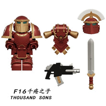 F16-18 Warhammer 40,000 Space Marine Legions Minifigures