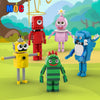 636PCS MOC yo gabba gabba(Brobee,Plex,Toodee,Foofa,Muno)