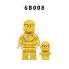 6B003-6B010 Colorful astronaut Minifigures