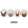 ZH001-ZH004 Halloween movie Joker Ghost Ghost Face Military Special Forces Soldier Expressions Minifigures