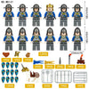 M8141 M8142 M8143 M8144 M8149 M8154 M8156 Medieval series of knights Minifigures