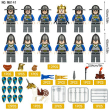 M8141 M8142 M8143 M8144 M8149 M8154 M8156 M8155 Medieval series of knights Minifigures