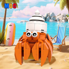 Gobricks version) 94pcs MOC-146097 Hermit Crab – Joy Bricks