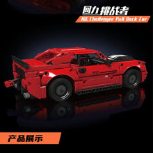 Mouldking Challenger pull back car & Bumblebee pull back car