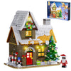 1024pcs MOC Winter snow house (electric)