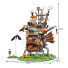 1249PCS MOC Howl's Moving Castle